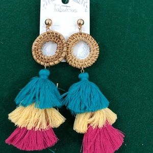Multicolor Tassel Earrings